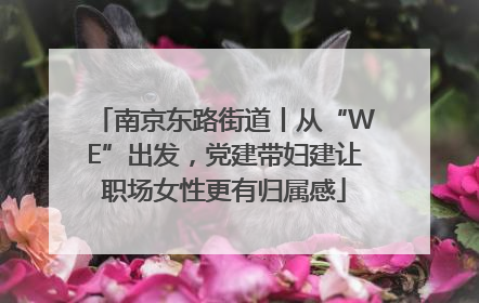 南京东路街道丨从“WE”出发，党建带妇建让职场女性更有归属感